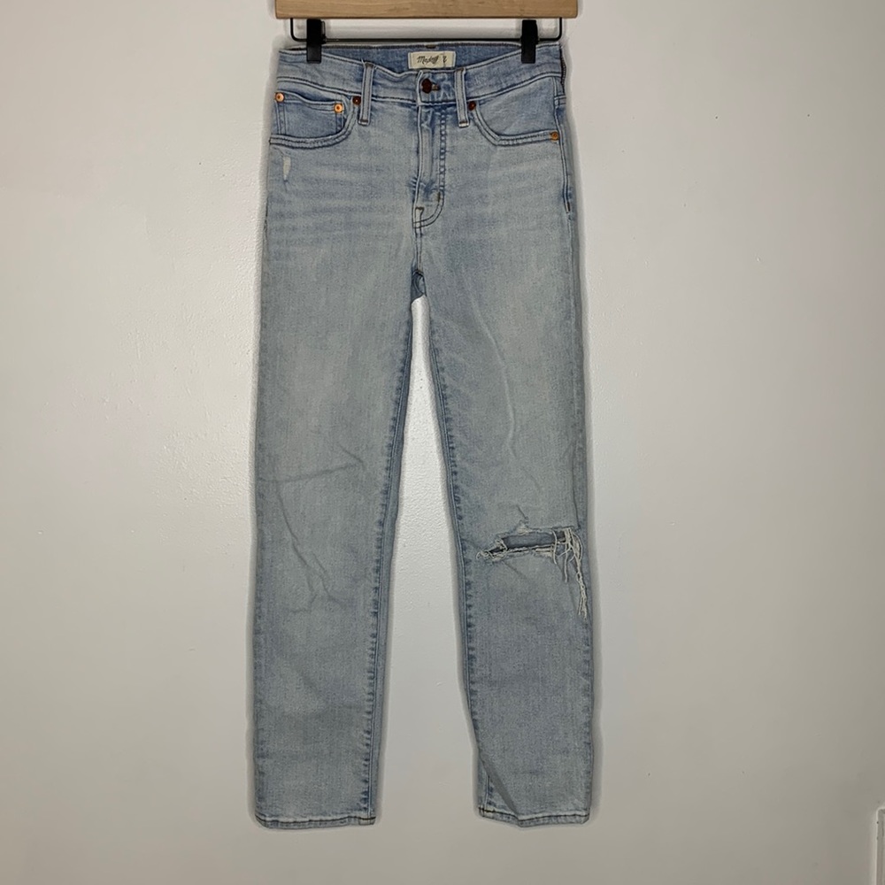 Madewell mid-rise classic straight 24tall
